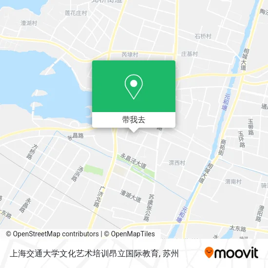 上海交通大学文化艺术培训昂立国际教育地图