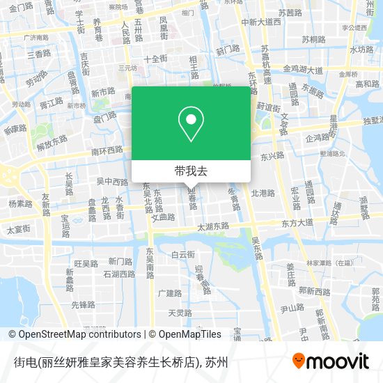 街电(丽丝妍雅皇家美容养生长桥店)地图