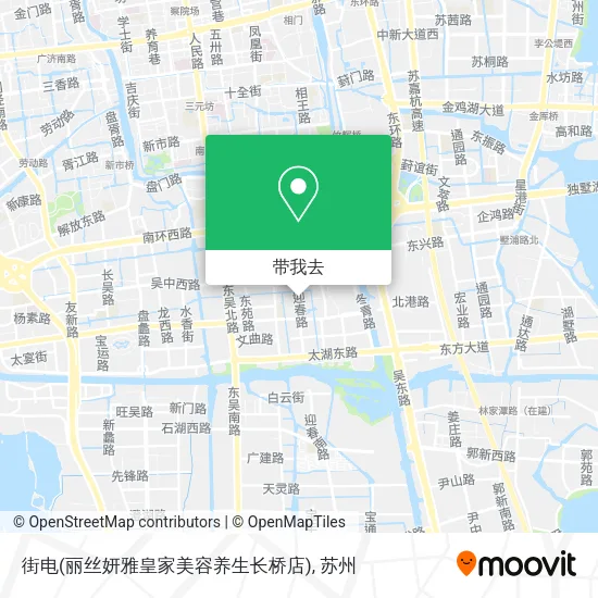 街电(丽丝妍雅皇家美容养生长桥店)地图