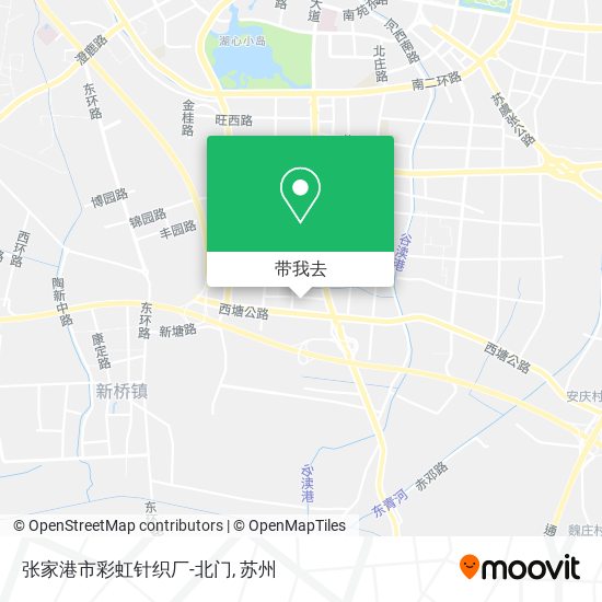 张家港市彩虹针织厂-北门地图