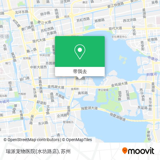 瑞派宠物医院(水坊路店)地图