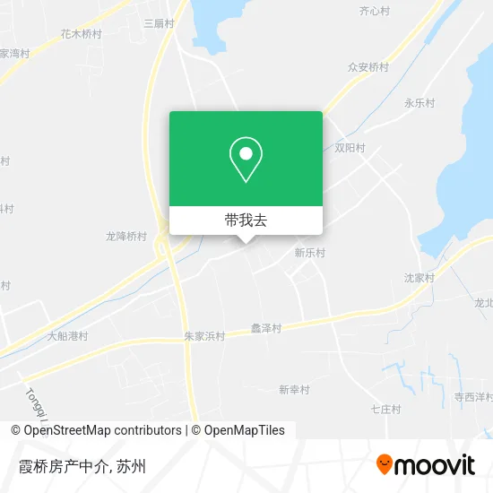 霞桥房产中介地图