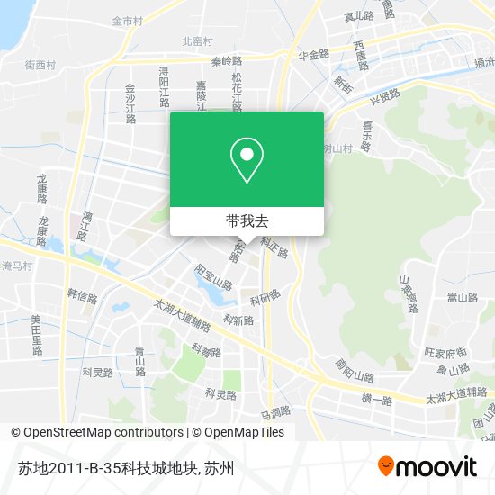 苏地2011-B-35科技城地块地图