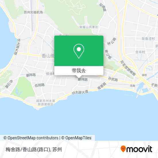 梅舍路/香山路(路口)地图