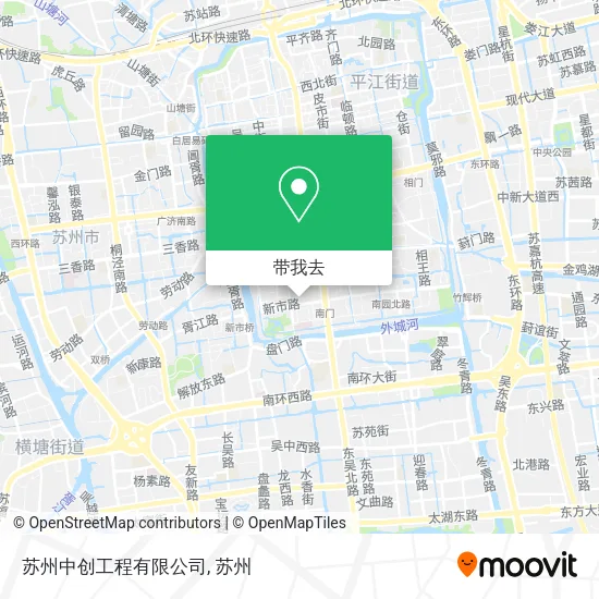 苏州中创工程有限公司地图
