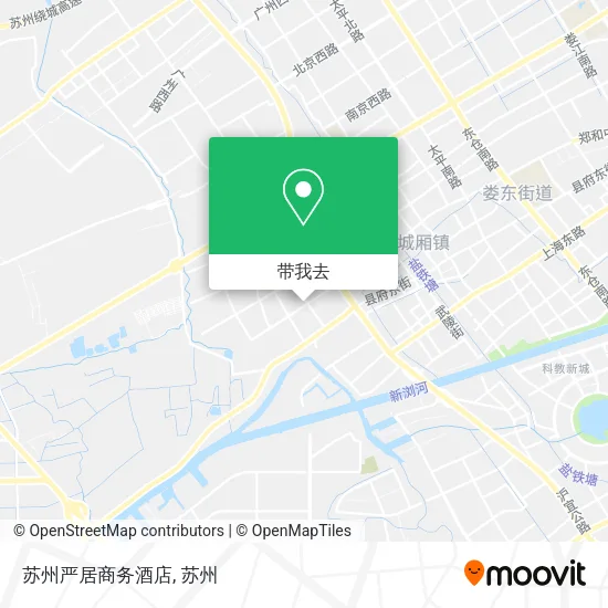 苏州严居商务酒店地图