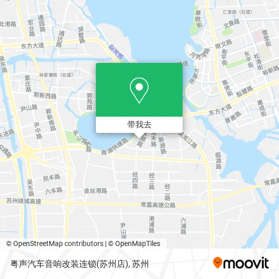 粤声汽车音响改装连锁(苏州店)地图