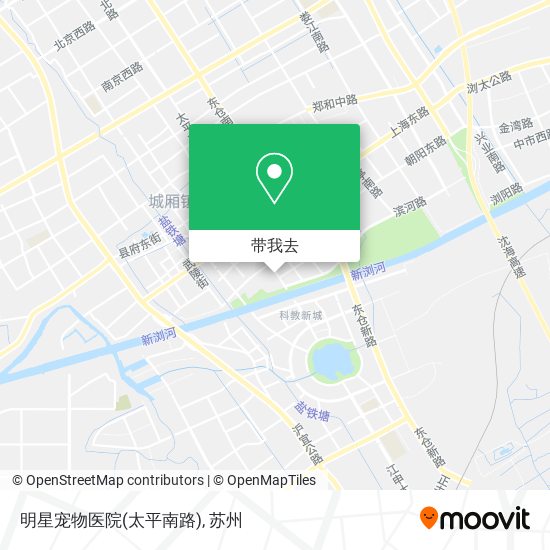 明星宠物医院(太平南路)地图