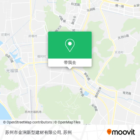 苏州市金涧新型建材有限公司地图