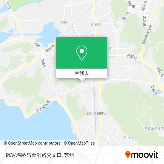 陈家坞路与金涧路交叉口地图