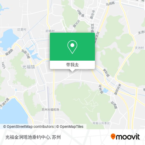 光福金涧瑶池垂钓中心地图
