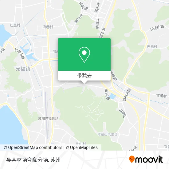 吴县林场穹窿分场地图