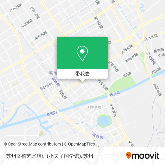 苏州文德艺术培训(小夫子国学馆)地图