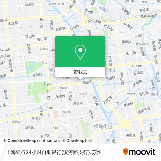 上海银行24小时自助银行(滨河路支行)地图