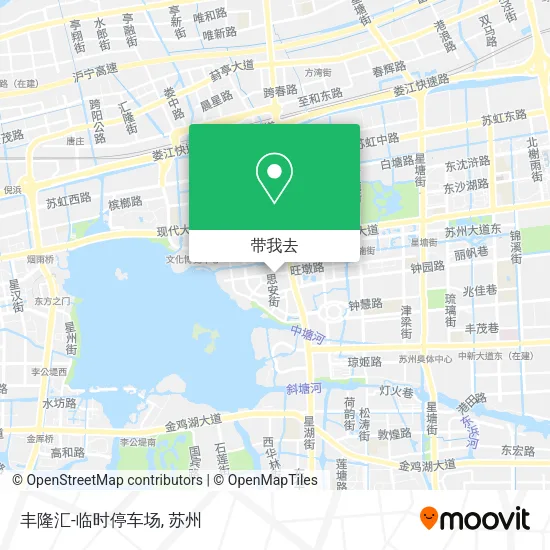 丰隆汇-临时停车场地图