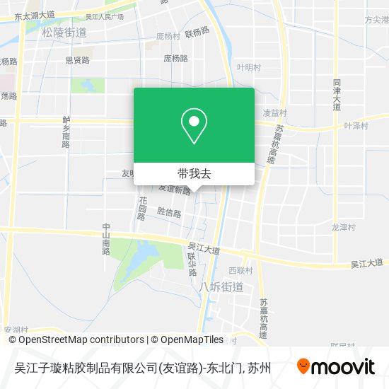 吴江子璇粘胶制品有限公司(友谊路)-东北门地图