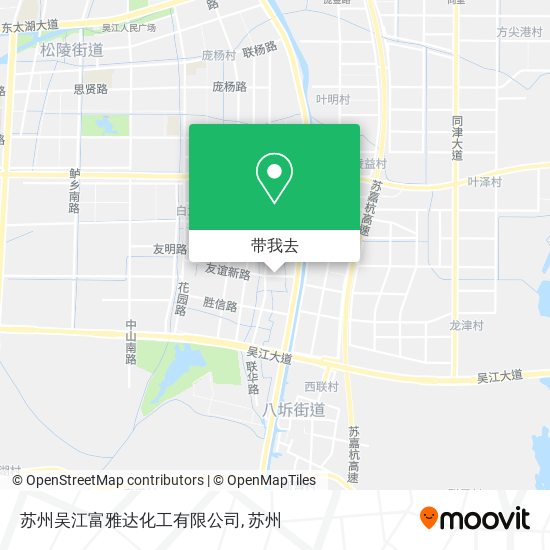 苏州吴江富雅达化工有限公司地图