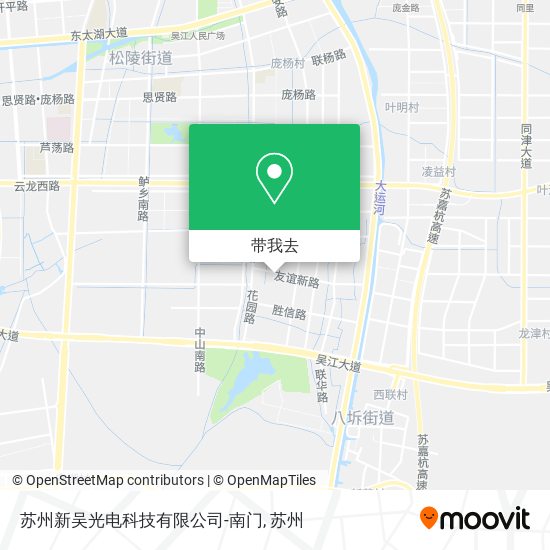 苏州新吴光电科技有限公司-南门地图