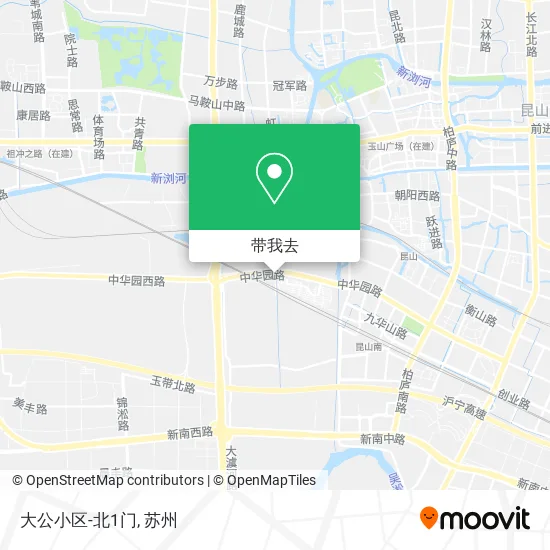 大公小区-北1门地图