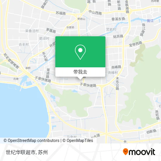 世纪华联超市地图