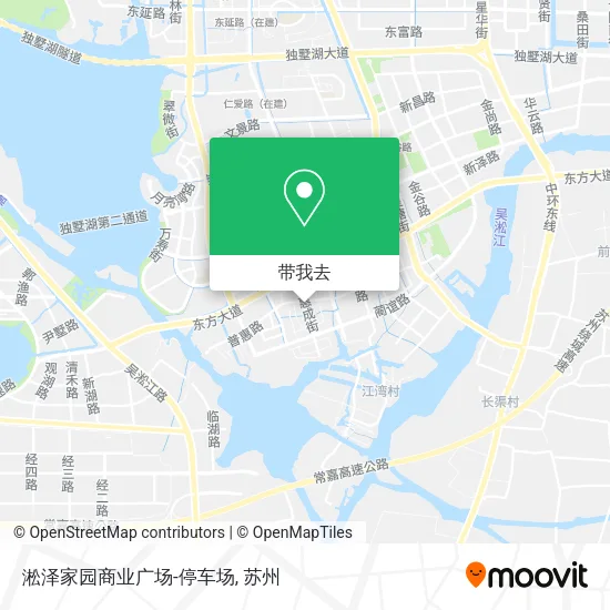 淞泽家园商业广场-停车场地图