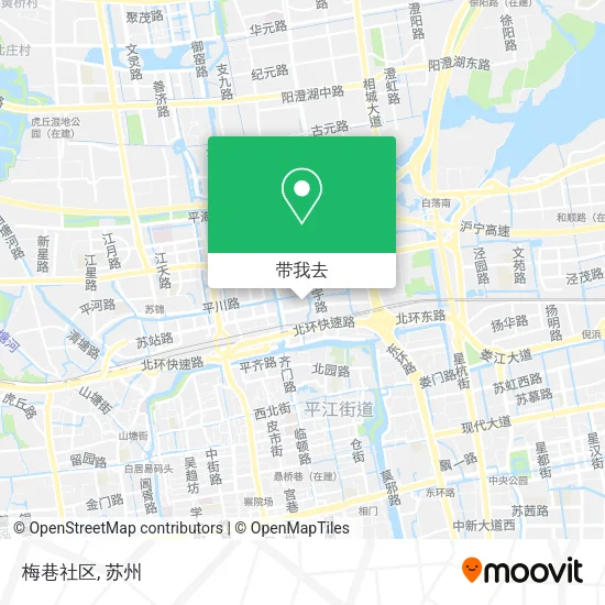 梅巷社区地图