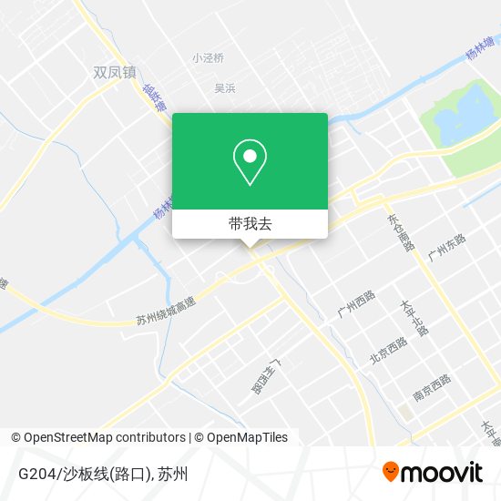 G204/沙板线(路口)地图