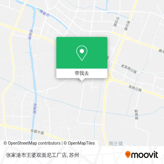 张家港市王婆双面尼工厂店地图