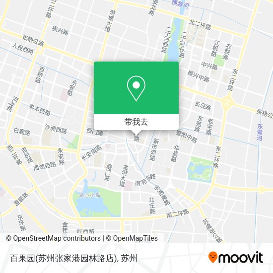 百果园(苏州张家港园林路店)地图