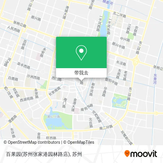 百果园(苏州张家港园林路店)地图