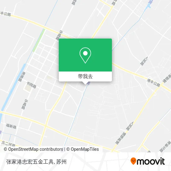 张家港忠宏五金工具地图
