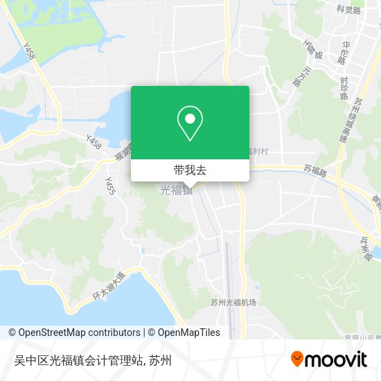 吴中区光福镇会计管理站地图