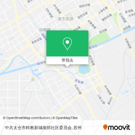中共太仓市科教新城南郊社区委员会地图