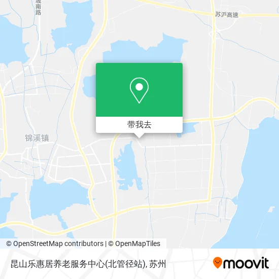昆山乐惠居养老服务中心(北管径站)地图