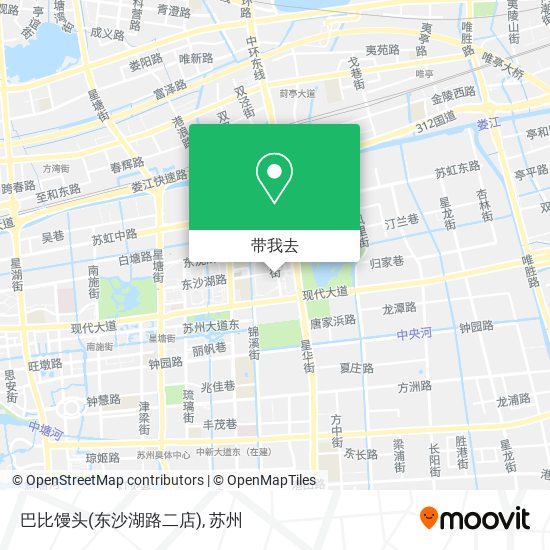 巴比馒头(东沙湖路二店)地图