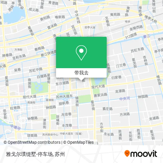雅戈尔璞缇墅-停车场地图