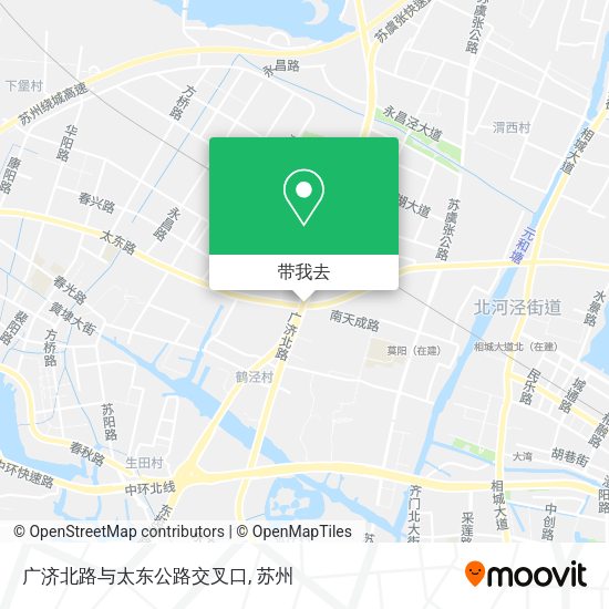 广济北路与太东公路交叉口地图