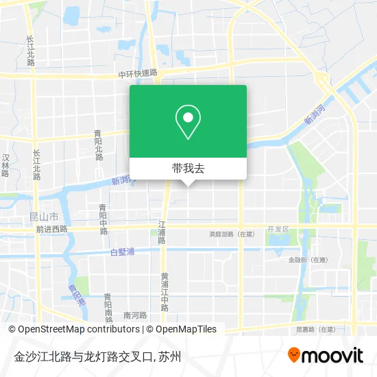 金沙江北路与龙灯路交叉口地图