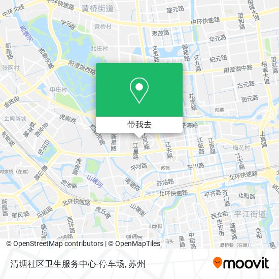 清塘社区卫生服务中心-停车场地图