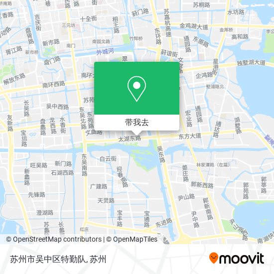 苏州市吴中区特勤队地图