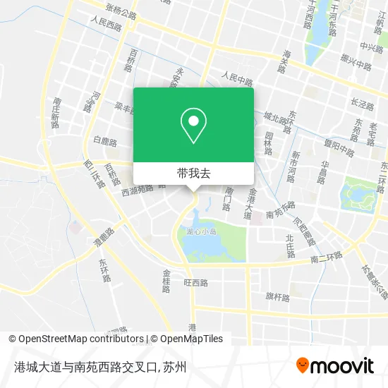 港城大道与南苑西路交叉口地图