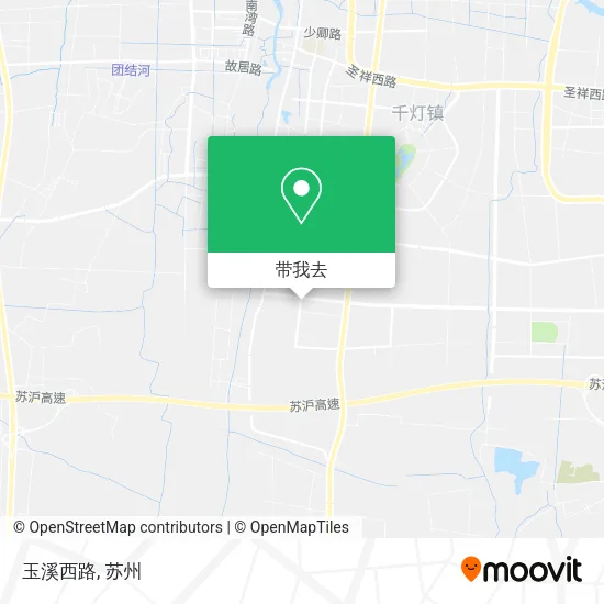 玉溪西路地图