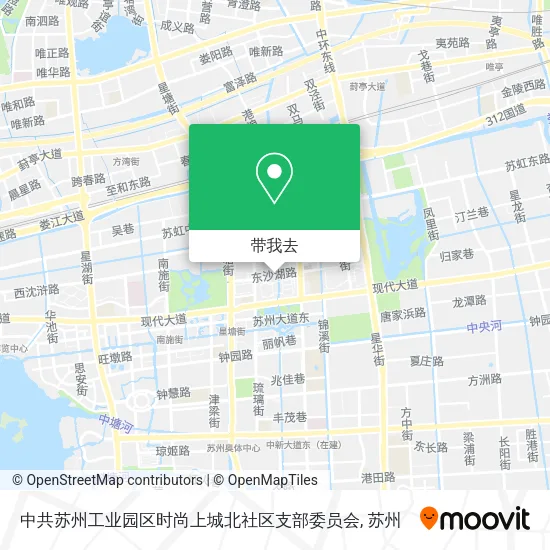 中共苏州工业园区时尚上城北社区支部委员会地图