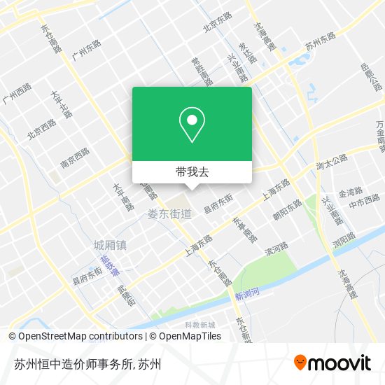 苏州恒中造价师事务所地图