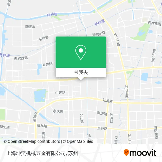 上海坤奕机械五金有限公司地图