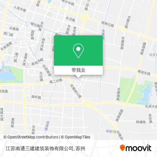 江苏南通三建建筑装饰有限公司地图