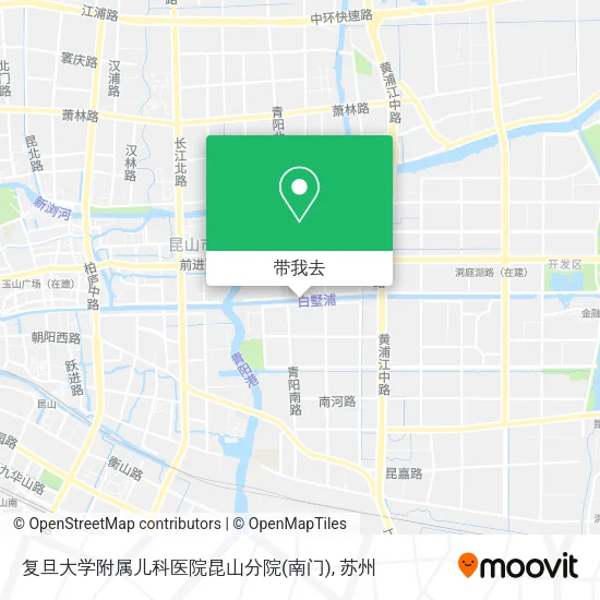 复旦大学附属儿科医院昆山分院(南门)地图