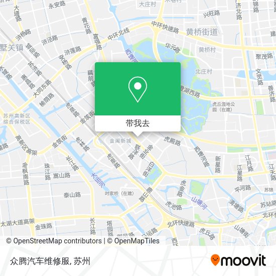众腾汽车维修服地图