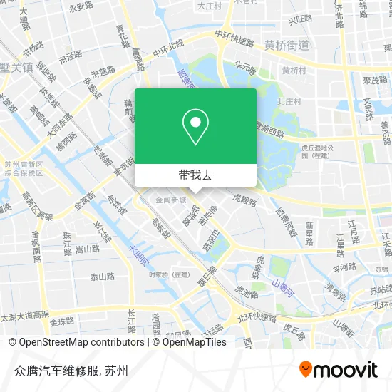 众腾汽车维修服地图