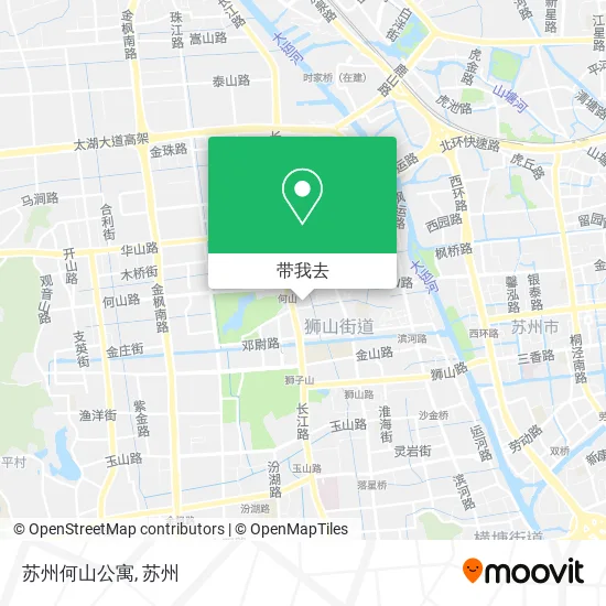 苏州何山公寓地图